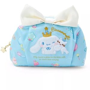 ✅Sanrio Cinnamoroll Zipper Trinket Makeup Pouch Bag in Print After Party